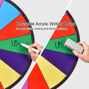 TheDisplayOutlet Custom Print Acrylic Sheet Dry Erase Board for Prize Wheel Image