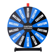 TheDisplayOutlet WinSpin Prize Wheel Tabletop Dry Erase Spinning Wheel 24", Custom-printed Image