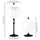 TheDisplayOutlet Bulk Order - Blank Prize Wheel UV Print & Insert Cards Dual-Method, 24in 2in1 5ct. Image