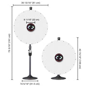 36" Custom Prize Wheel Dry Erase Spin Wheel Tabletop & Floor 1ct/pk