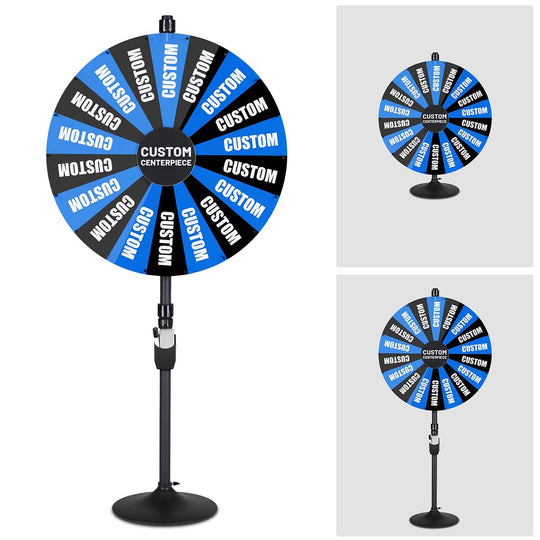 WinSpin Prize Wheel 36" Large Spinning Wheel Round Base Stand