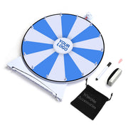 TheDisplayOutlet 20" Spin Wheel Dry Erase Folding Stand Image