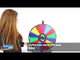 WinSpin Prize Wheel Tabletop Dry Erase Spinning Wheel 18"