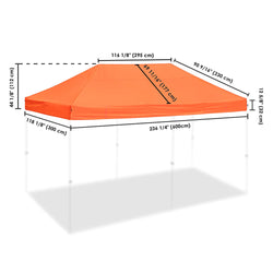 InstaHibit Canopy Replacement 10x20 Pop Ups CPAI-84 FireRetardant