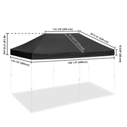 InstaHibit Canopy Replacement 10x20 Pop Ups CPAI-84 FireRetardant
