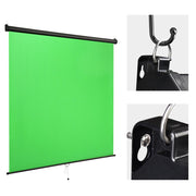 Retractable Green Screen Backdrop Chromakey Panel 7x6ft