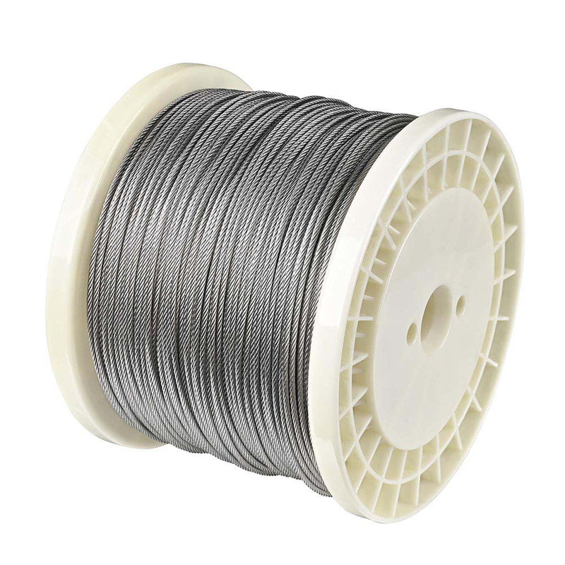 Cable Rail T316 Stainless Steel Wire 7x7 1/8