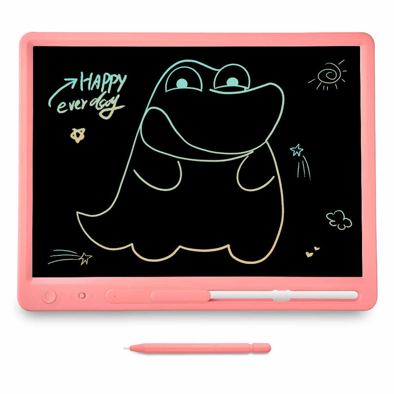LCD eWriting Tablet 15in Colorful Doodle Board Stylus